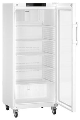 Liebherr HMFvh 5511 pharmaceutical refridgerator, +5 °C, 558 L, (mm) 747 x 769 x 1793, fan-assisted cooling, compliant with DIN 13277, glass door