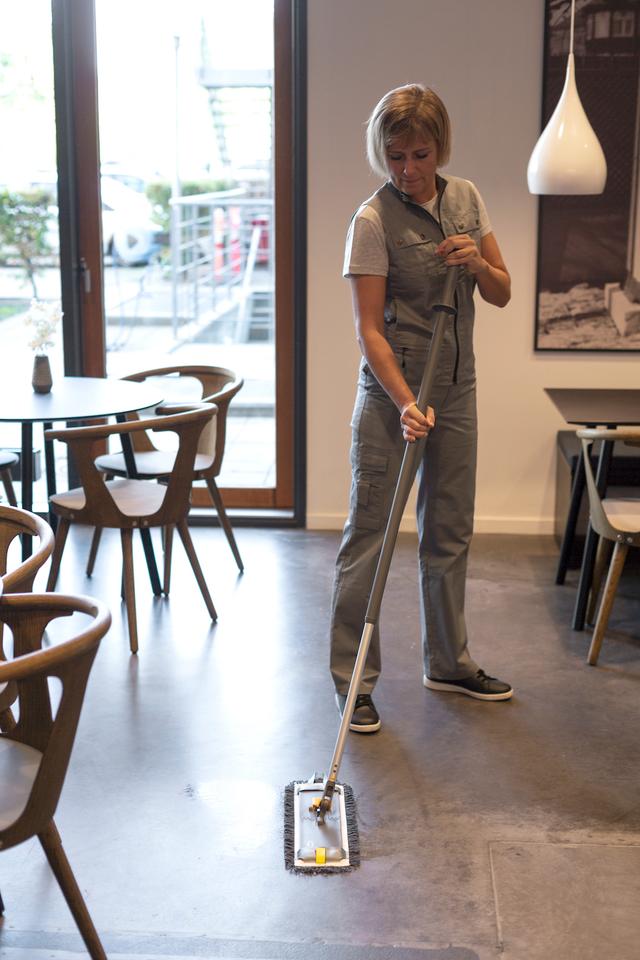 Vikan Damp 42 dark microfiber mop, Pocket, Pocket 40 cm, Grey