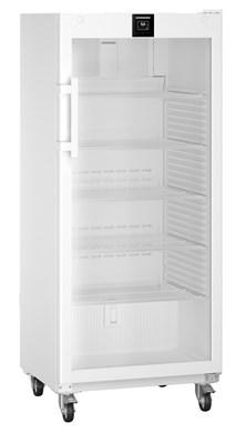 Liebherr HMFvh 5511 pharmaceutical refridgerator, +5 °C, 558 L, (mm) 747 x 769 x 1793, fan-assisted cooling, compliant with DIN 13277, glass door