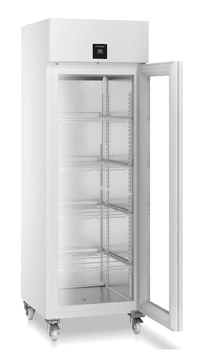 Liebherr SRPvh 6511 laboratory refrigerator, 0 °C ... +16 °C, 480 L, DIN 13277 compliant, stainless steel inner liner, glass door