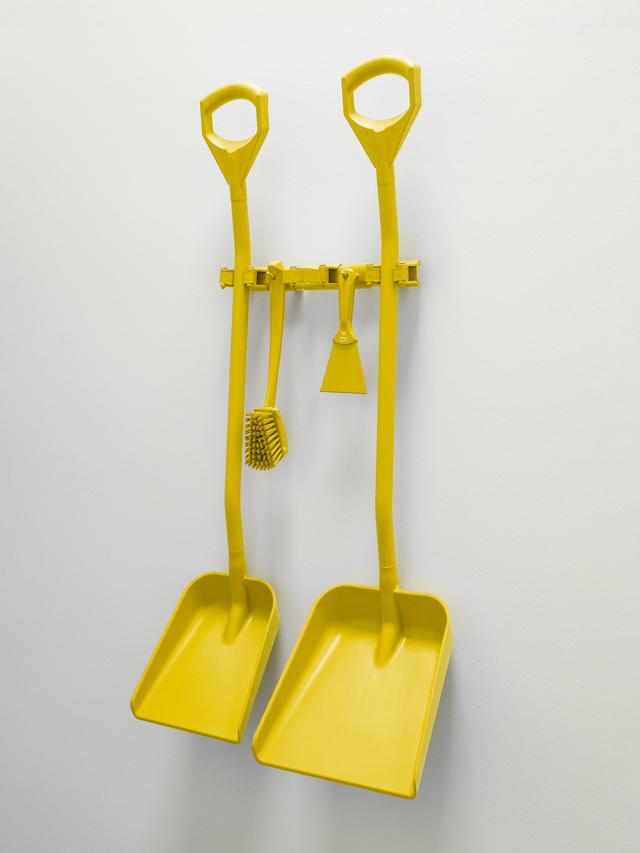 Vikan Hygienic Hi-Flex Wall Bracket System, 420 mm, Lime