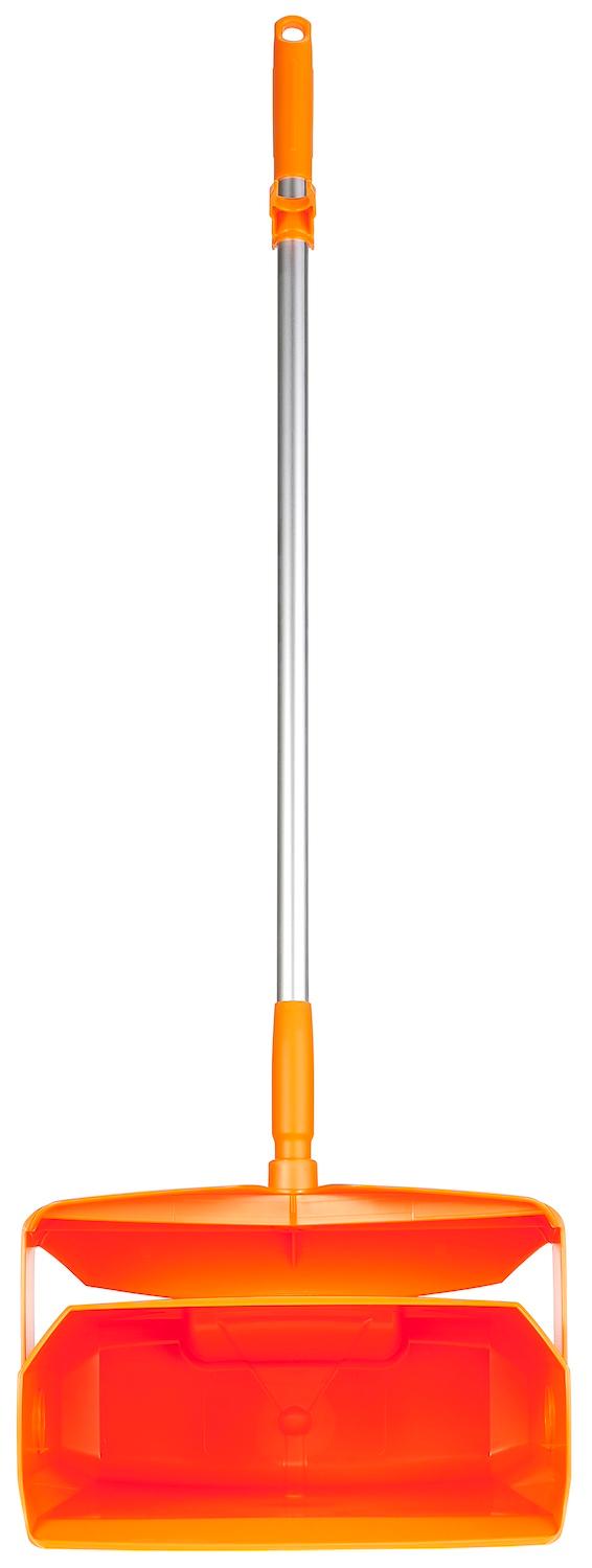 Vikan Dustpan set, closable with broom, 335 mm, Medium, Orange