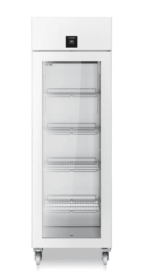 Liebherr SRPvh 6511 laboratory refrigerator, 0 °C ... +16 °C, 480 L, DIN 13277 compliant, stainless steel inner liner, glass door