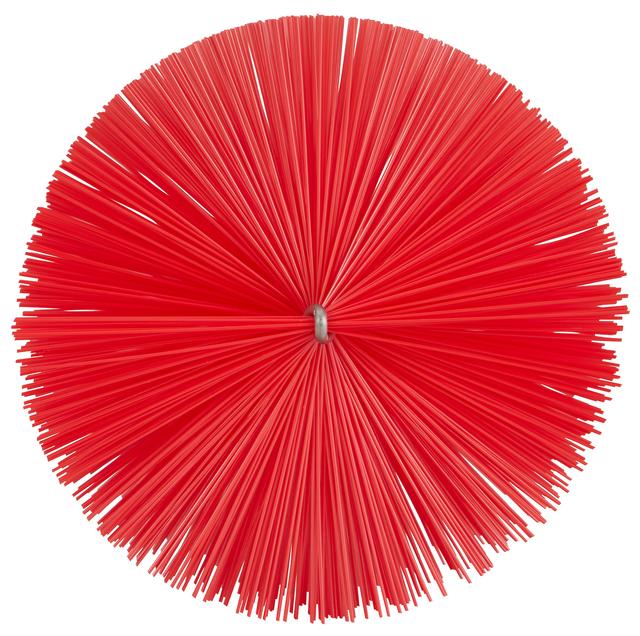 Vikan Tube Brush f/flexible handle 53515 or 53525, Ø120 mm, 210 mm, Medium, Red