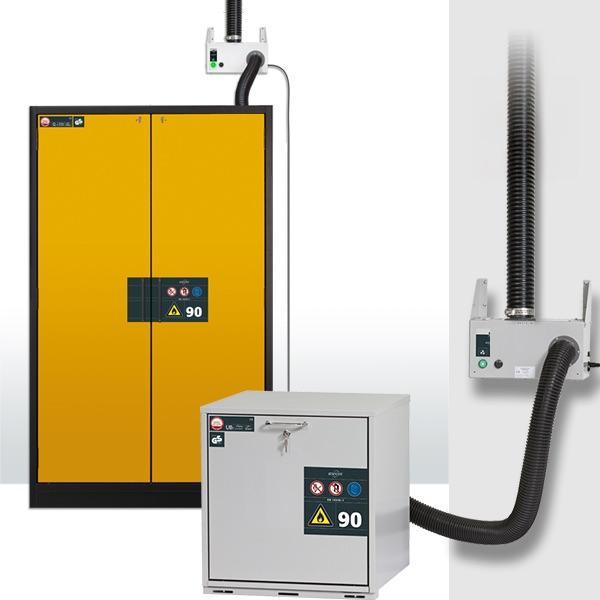 Extraction unit HF.EA.11570, for wall mounting, (mm) 200 x 400 x 200