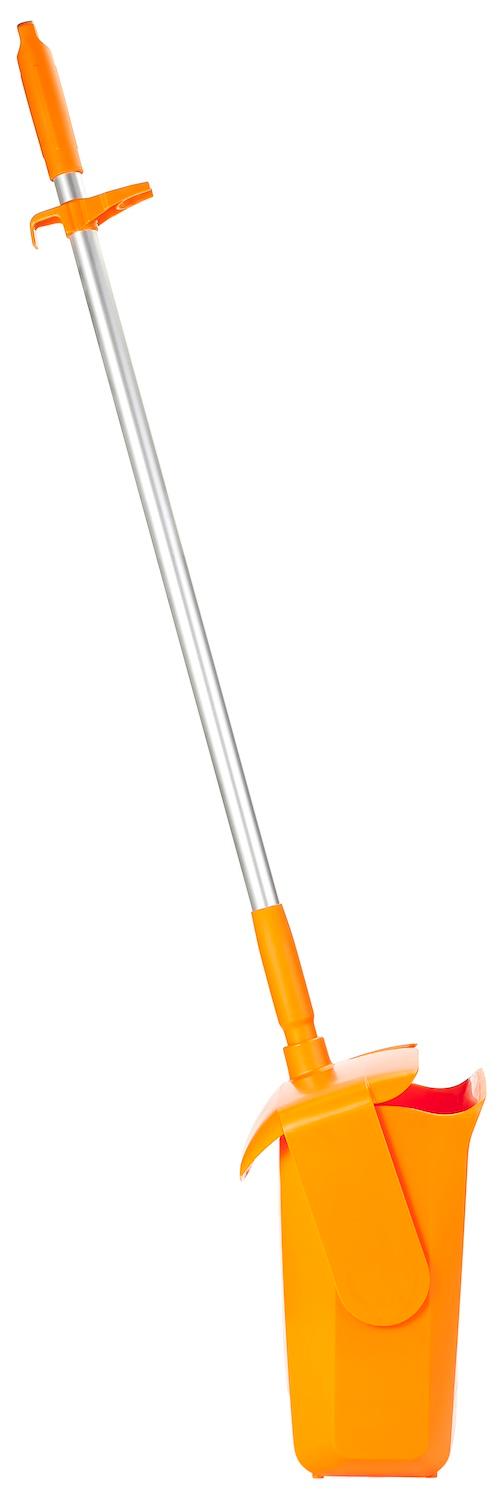 Vikan Dustpan set, closable with broom, 335 mm, Medium, Orange