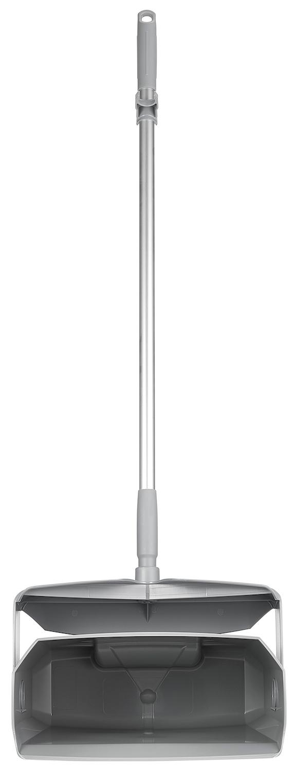 Vikan Dustpan set, closable with broom, 335 mm, Medium, Grey