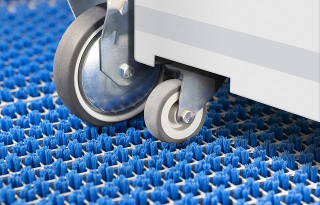 ProfilGate® xs65 dry tire cleaning system, WLH (mm) 718 x 980 x 65, 1 x V2A-Tray, 2 x Grate