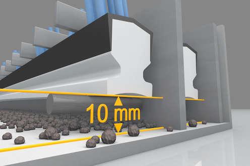 ProfilGate® b55, WLH (mm) 718 x 980 x 55, 1 x V2A-Tray, 2 x Grate