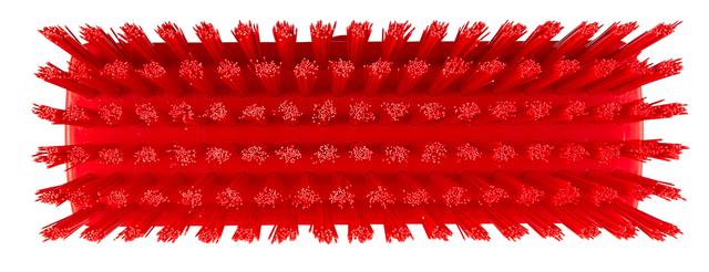 Compact Wall/Deck Scrub, 225 mm, Hard, Red