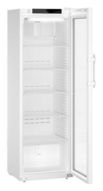 Liebherr SRFvg 4011 laboratory refridgerator, +3 °C to +16 °C, 420 L, (mm) 597 x 654 x 1884, fan-assisted cooling, plastic inner liner, glass door
