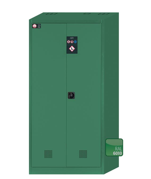 Asecos E-PSM model EP.195.095 cabinet, (mm) 950 x 50 x 1950, 3x tray shelf, 1x bottom collecting sump; galvanised steel Asecos E-PSM model EP.195.095 cabinet, (mm) 950 x 50 x 1950, 3x tray shelf, 1x bottom collecting sump; galvanised steel