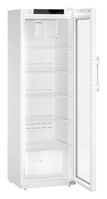 Liebherr SRFvh 4011 laboratory refridgerator, +3 °C to +16 °C, 420 L, (mm) 597 x 654 x 1884, fan-assisted cooling, plastic inner liner, glass door Liebherr SRFvh 4011 laboratory refridgerator, +3 °C to +16 °C, 420 L, (mm) 597 x 654 x 1884, fan-assisted cooling, plastic inner liner, glass door