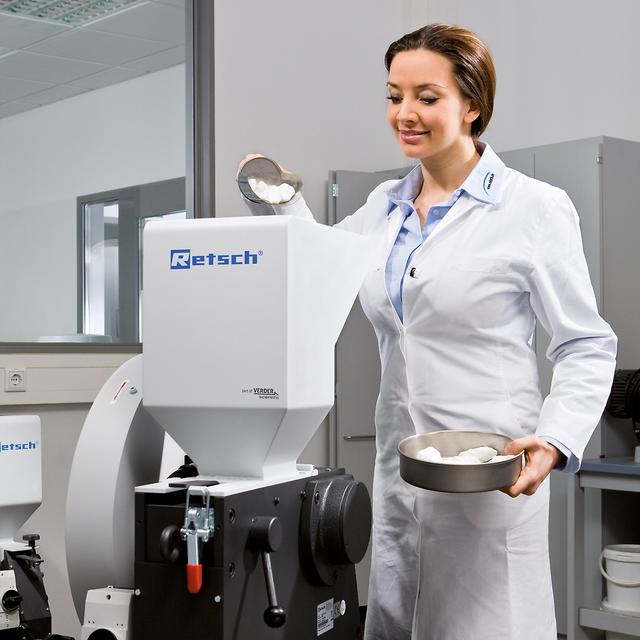 Retsch Jaw crusher BB 200, manganese steel | stainless steel, 230 V, 50 Hz