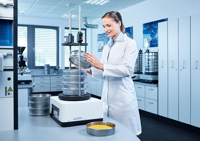 Retsch Vibratory Sieve Shakers AS 200 Basic, for test sieves up to 203 mm | 8” Ø, 230 V, 50 Hz