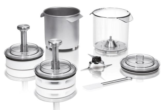 Retsch Knife Mill GRINDOMIX GM 300, complete with grinding container 5 litre of autoclavable plastic, standard lid, knife and scraper, 220–230 V, 50/60 Hz