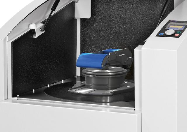 Retsch Vibratory Disc Mill RS 200, with carry handle for grinding sets, on wheels, 220–230 V, 50/60 Hz